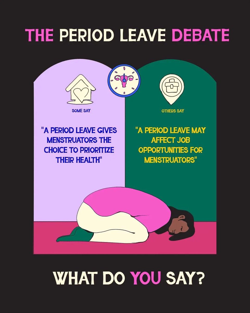 #FeministFridays

Repost from Insta (ThatSassything)

What do you think about menstrual leave? Does your organisation have a menstrual leave policy?   Let us know in the comments below. 
#MenstrualHealth #SRHR #LeavePolicy #MenstrualLeavePolicy #PeriodLeave #Periods #Menstruation