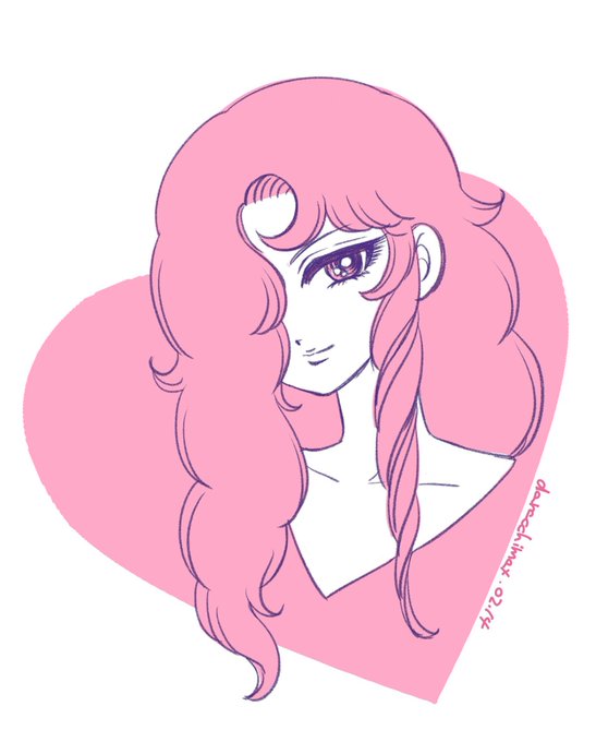 「crescent pink hair」 illustration images(Latest)