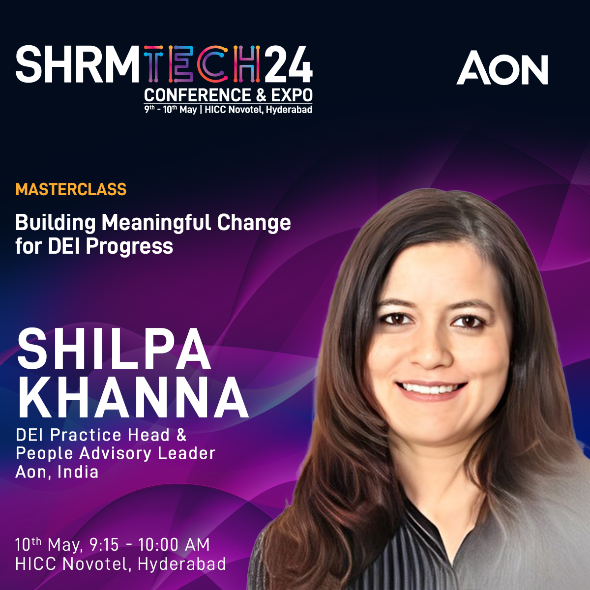 Excited to announce our upcoming session on 'Building Meaningful Change for DEI Progress' in partnership with Aon. We're privileged to have Shilpa Khanna, DEI Practice Head & People Advisory Leader at Aon, India, leading the discussion. Join us to gain valuable insights and…