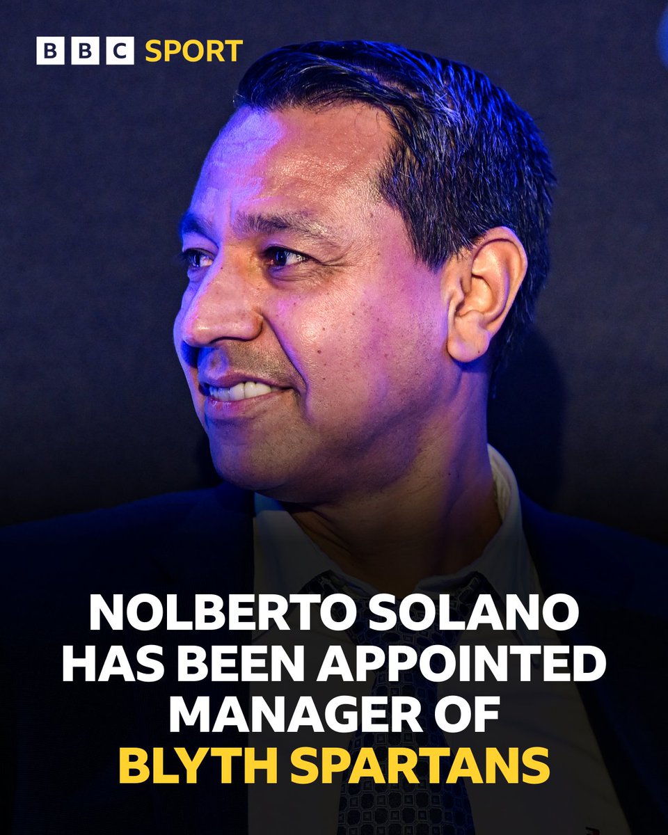 🎺Nolberto Solano is the new Blyth Spartans boss!