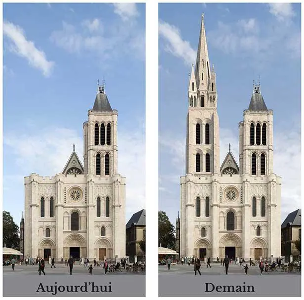 Saint-Denis (93) : la reconstruction de la flèche de la basilique est lancée (MàJ : Début des travaux, uniquement financés par le mécénat et les visites)
 fdesouche.com/2024/05/03/sei…