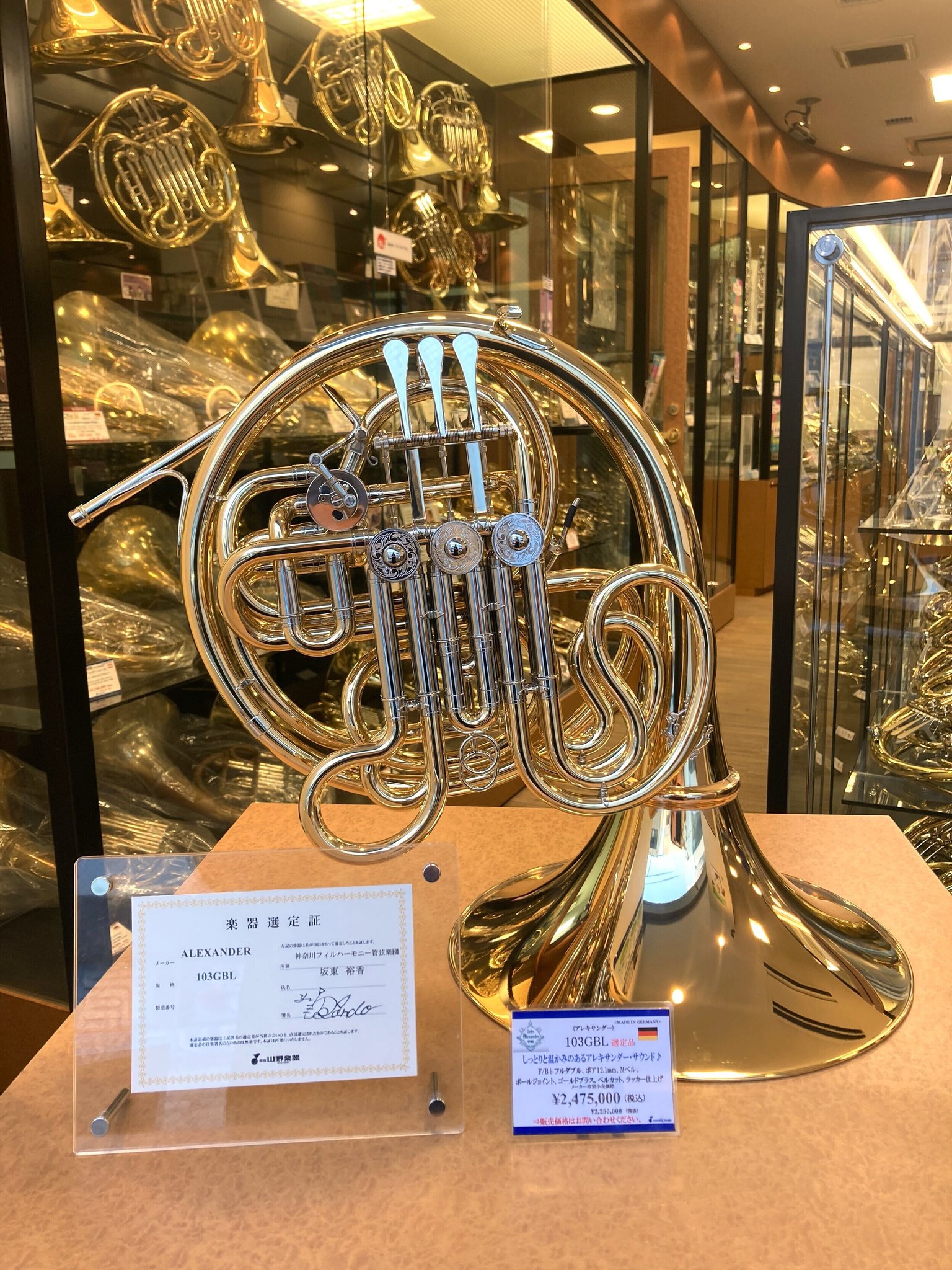 山野楽器 ウインドクルー в X: „【#ホルン】 管楽器グランド