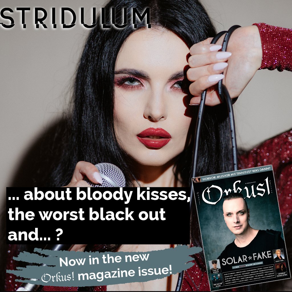 Interview for Orkus! Magazine. 🔻 orkus-shop.de/p/orkus-editio… #stridulum #maritavolodina #volodina #darkwave #coldwave #synthwave #minimalwave #minimalsynth #ebm #electronic #goth #gothic #gothicmusic #darkmusic #darkelectronic #darkindependent #alternativemusic #postpunk #80smusic