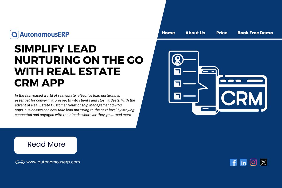 Simplify lead nurturing on the go with the Real Estate CRM app. Get real-time management, instant communication, automated workflows, location-based features, data synchronization.

Read More: bit.ly/3JN5cU8

#RealEstateCRM #LeadNurturing #BusinessGrowth #MobileApps