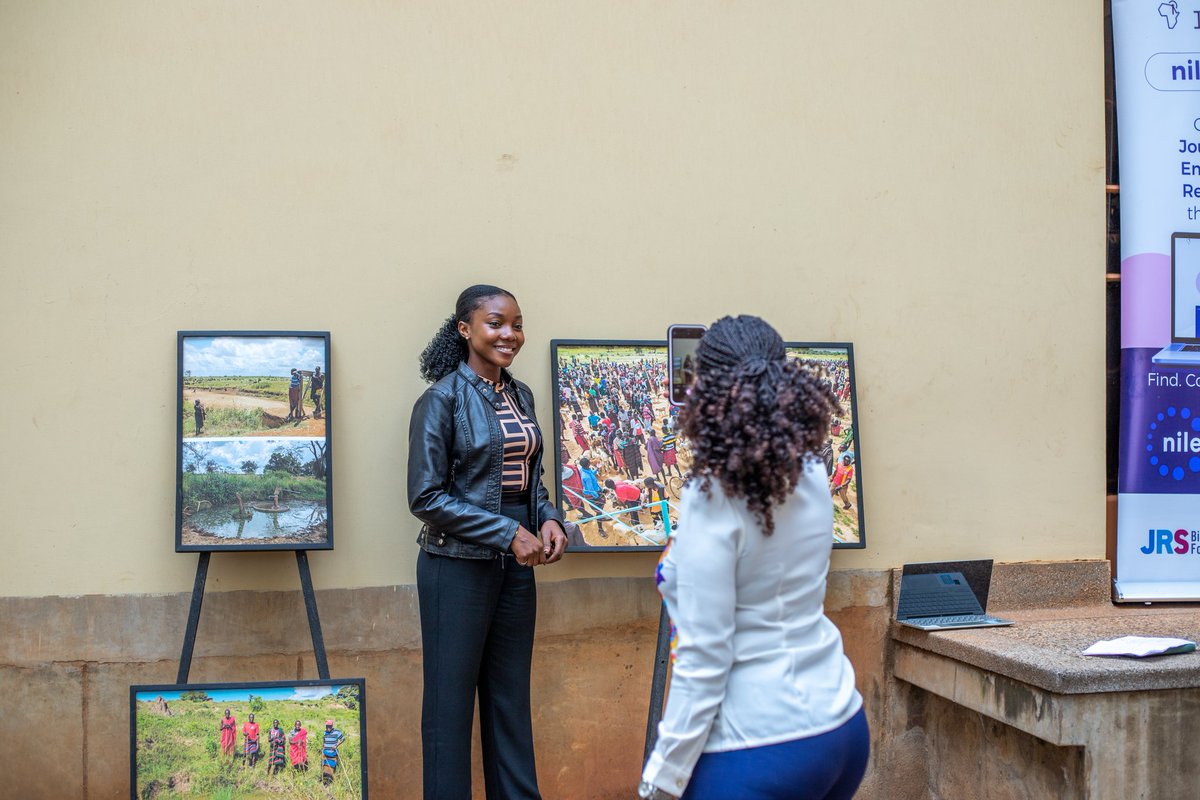 Our lens couldn't miss capturing @infoNILE 's photo exhibition at the #WorldPressFreedomDay celebrations at Makerere University. The exhibition aimed to raise awareness about the environmental crisis and also trigger journalists to tell climate justice stories. #WPFDUG2024