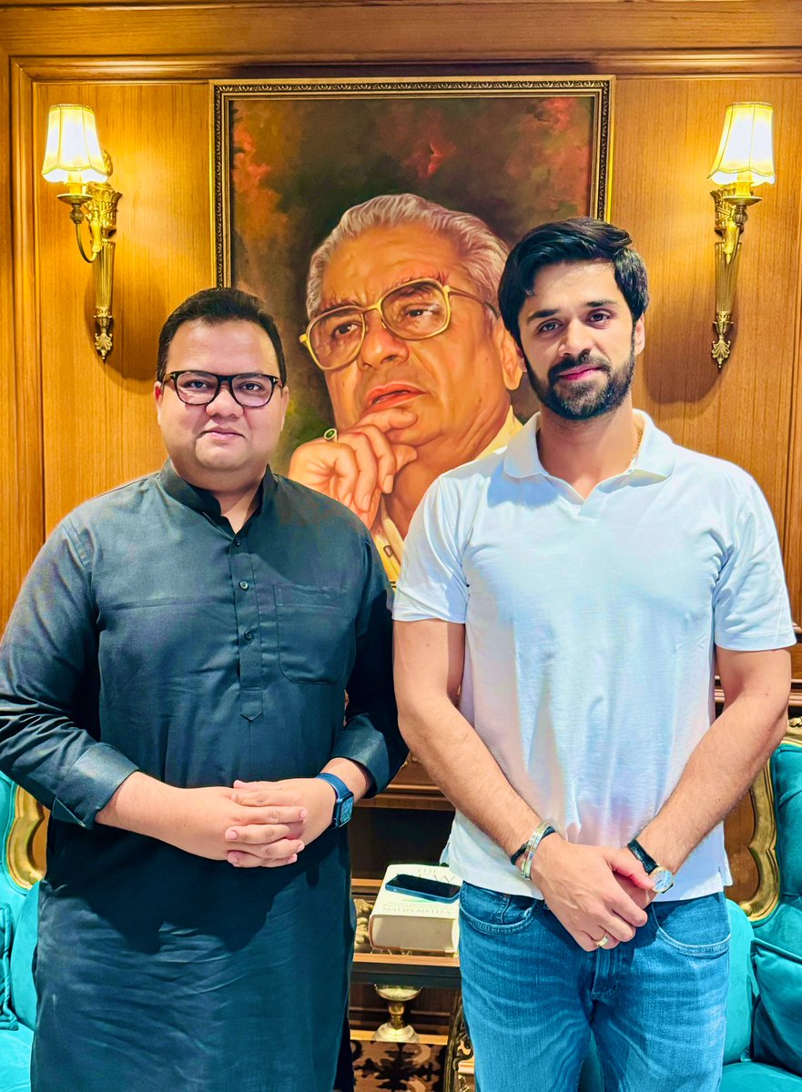 Today met the youngest MLA of Haryana and the newly appointed state in-charge of BJYM Haryana Shri @bbhavyabishnoi. Had a wide ranging discussion on the organisational and social issues. I am sure BJYM Haryana shall benefit from his dynamism and vision to strengthen youth…