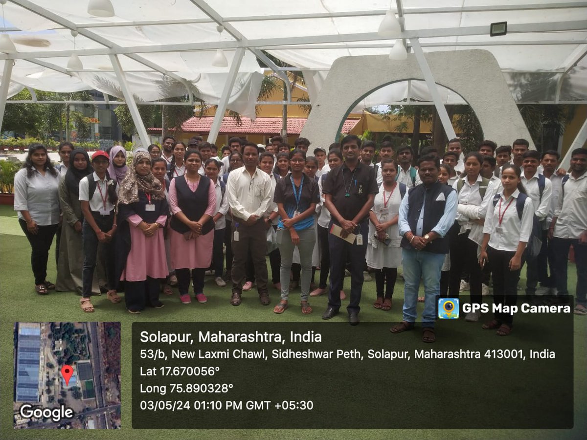 Department: Artificial intelligence and data science engineering

Date: 3 May 2024

Event: Jamshri Realty limited and Core Integra Global,solapur

51 students from SY (AI&DS)visited Jamshri Realty limited and Core Integra Global,solapur branch.