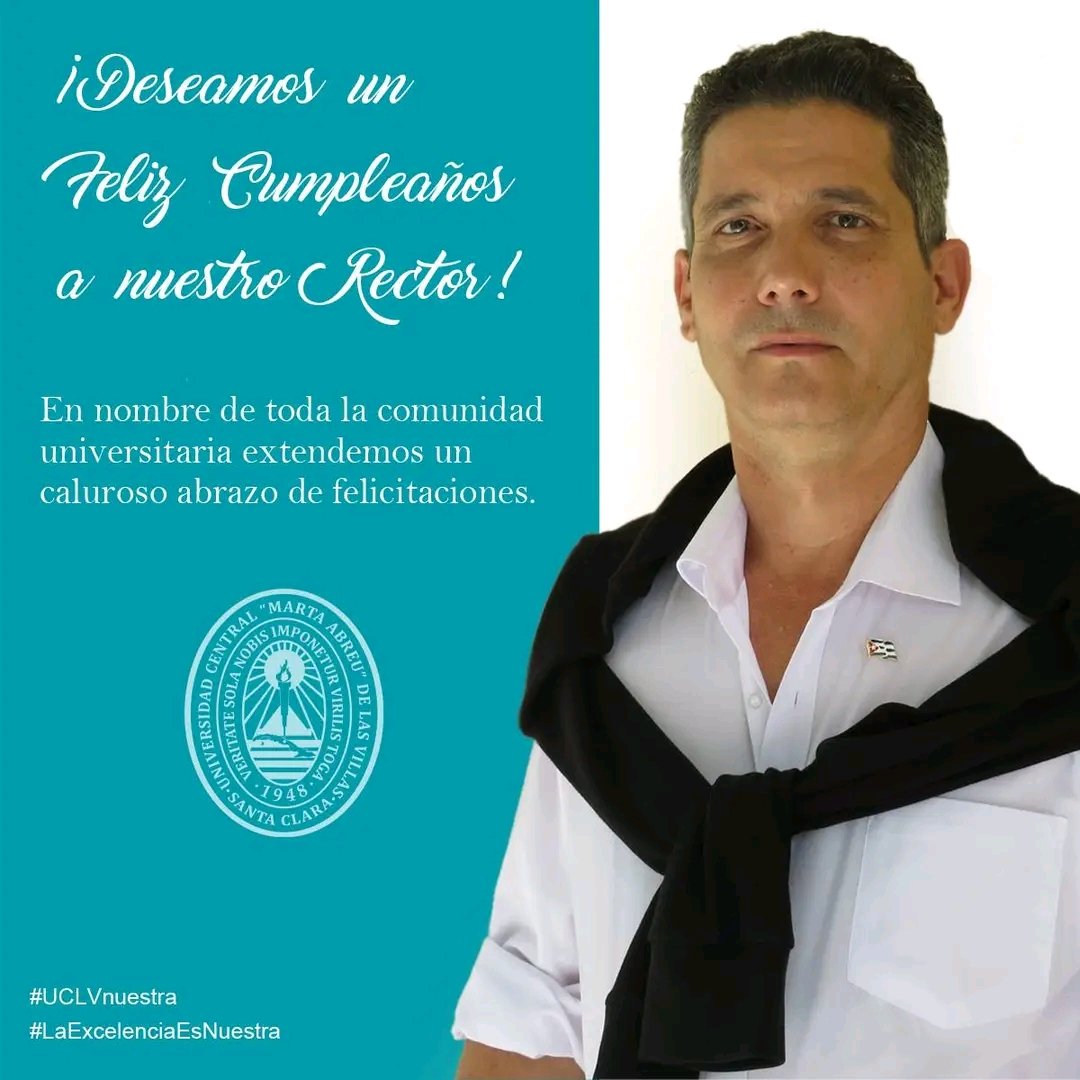 Dr. C Luis Antonio Barranco Olivera la felicitación desde el @portal_villa