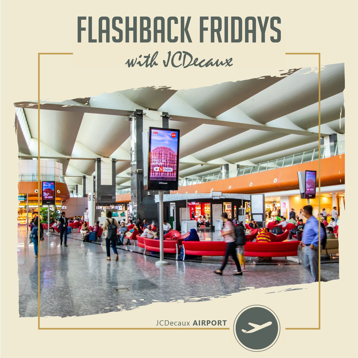 Flying back in time with Air Asia this flashback Friday ✈

#FlashbackFriday #FlashbackFriday  #JCDecaux #JCDecauxIndia #JCDecauxIndia #OutdoorAdvertising #KIAB #JCDecauxCreativity #JCDecauxBranding #ooh #advertisingagency #outdooradvertising #creativeads #marketingcampaigns