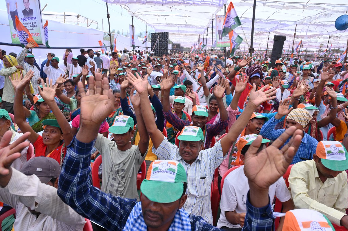 Thank you all for the huge support - Lakhs of people turned out for the meeting at Rayagada #Koraput