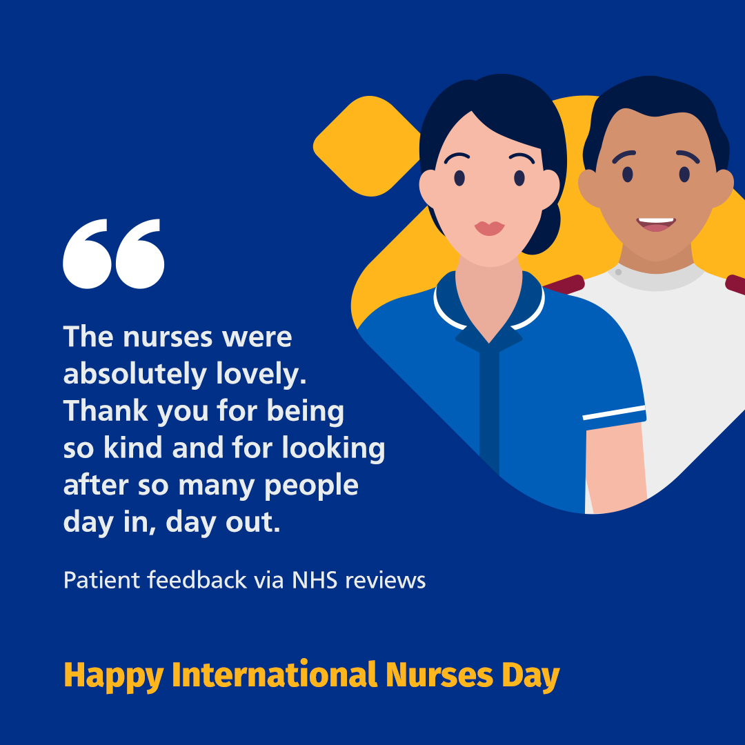 Happy International #NursesDay to all our nursing colleagues across the RUH. 🙌 Thank you for your dedication to providing the best possible care and for all the support you offer to our patients, their loved ones and colleagues day in, day out. #TheRUHWhereYouMatter