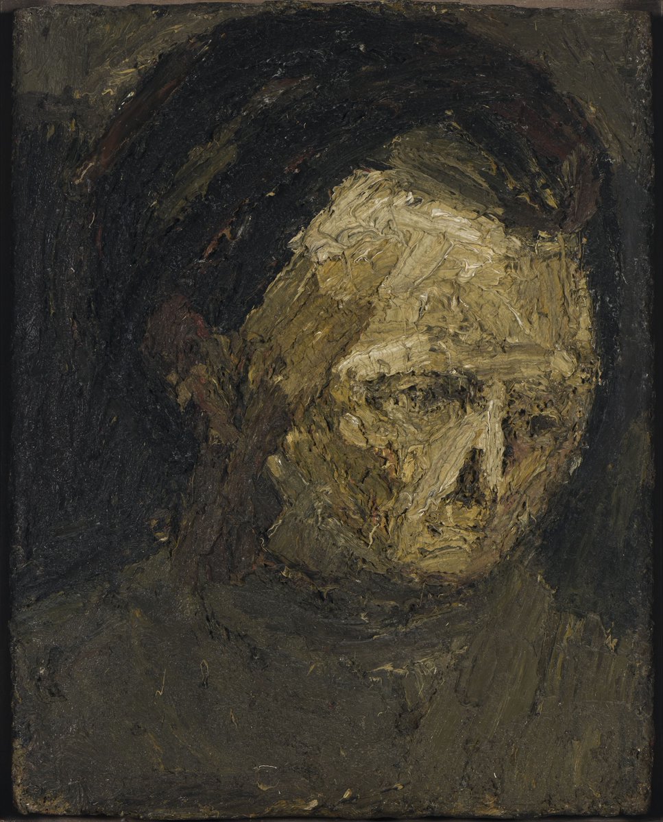 'I feel there is no grander entity than the individual human being... I would like my work to stand for individual experience.' 📷 Frank Auerbach (b.1931), Head of E.O.W., 1955 courtauld.ac.uk/whats-on/exh-f…