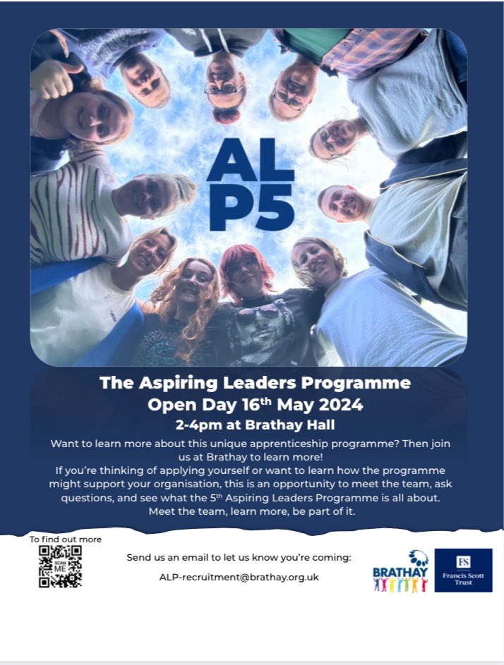 Aspiring Leaders Programme is now open 🙌 An amazing & life changing opportunity for leaders working within the VCSE sector to gain a Chartered Manager Degree Apprenticeship. Led by @Brathay with @CumbriaUni @francisscott63 Funding & support available👇

brathay.org.uk/aspiring-leade…