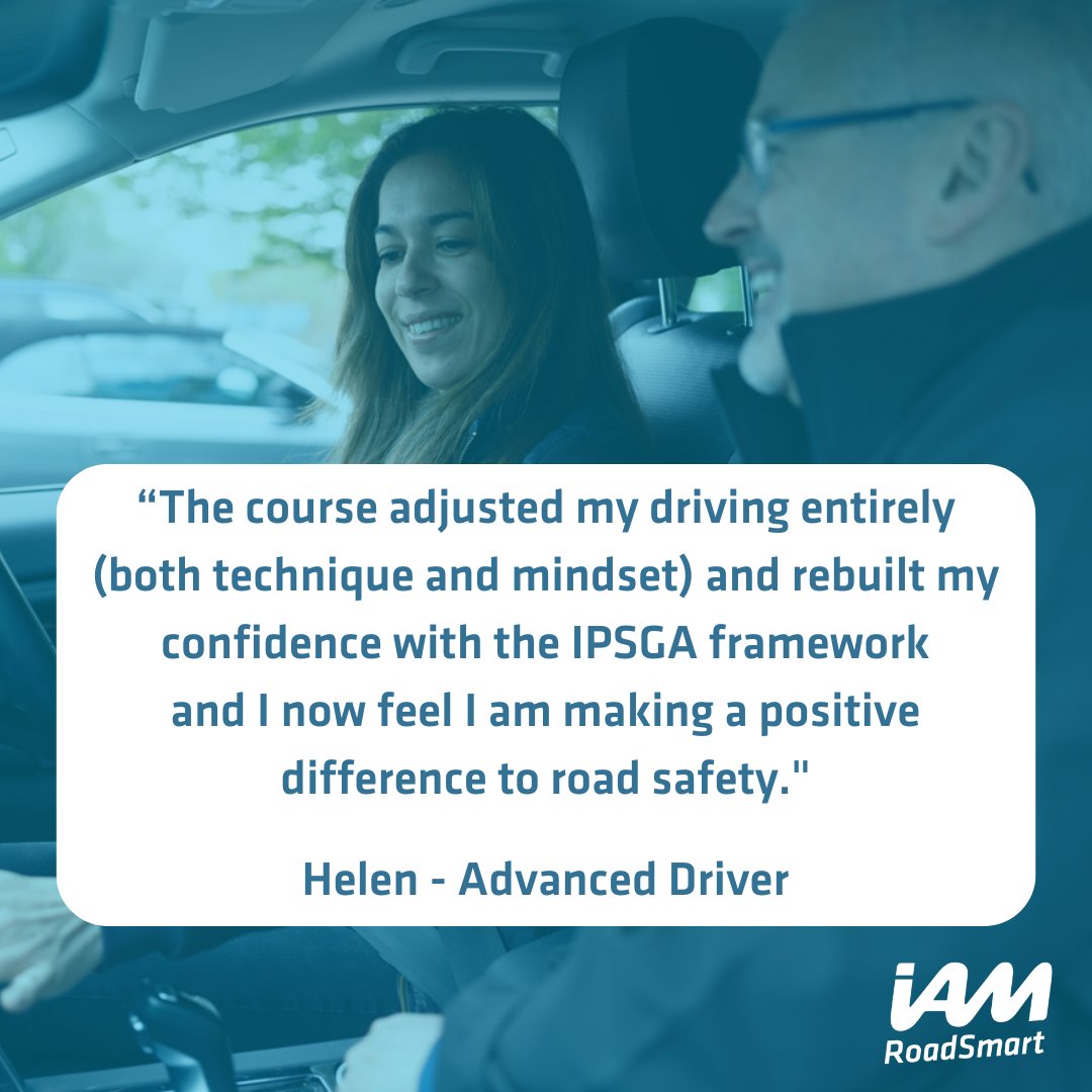 We really appreciate when our members share their reasons for undertaking an Advanced Driver course, and we love hearing how the experience has had a positive impact on their driving. 🚗🤩 Start your Advanced driving journey here - iamroadsmart.net/3UJgaAE