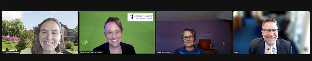 Minnesota Nurses Heidi Adelsman and Catherine Graeve joined ANHE's Virtual Hill Day meeting with Scott Fraser from the Office of @Senator Amy Klobuchar. Healthy environments = healthy people! #ANHEVIRTUALHILLDAY2024