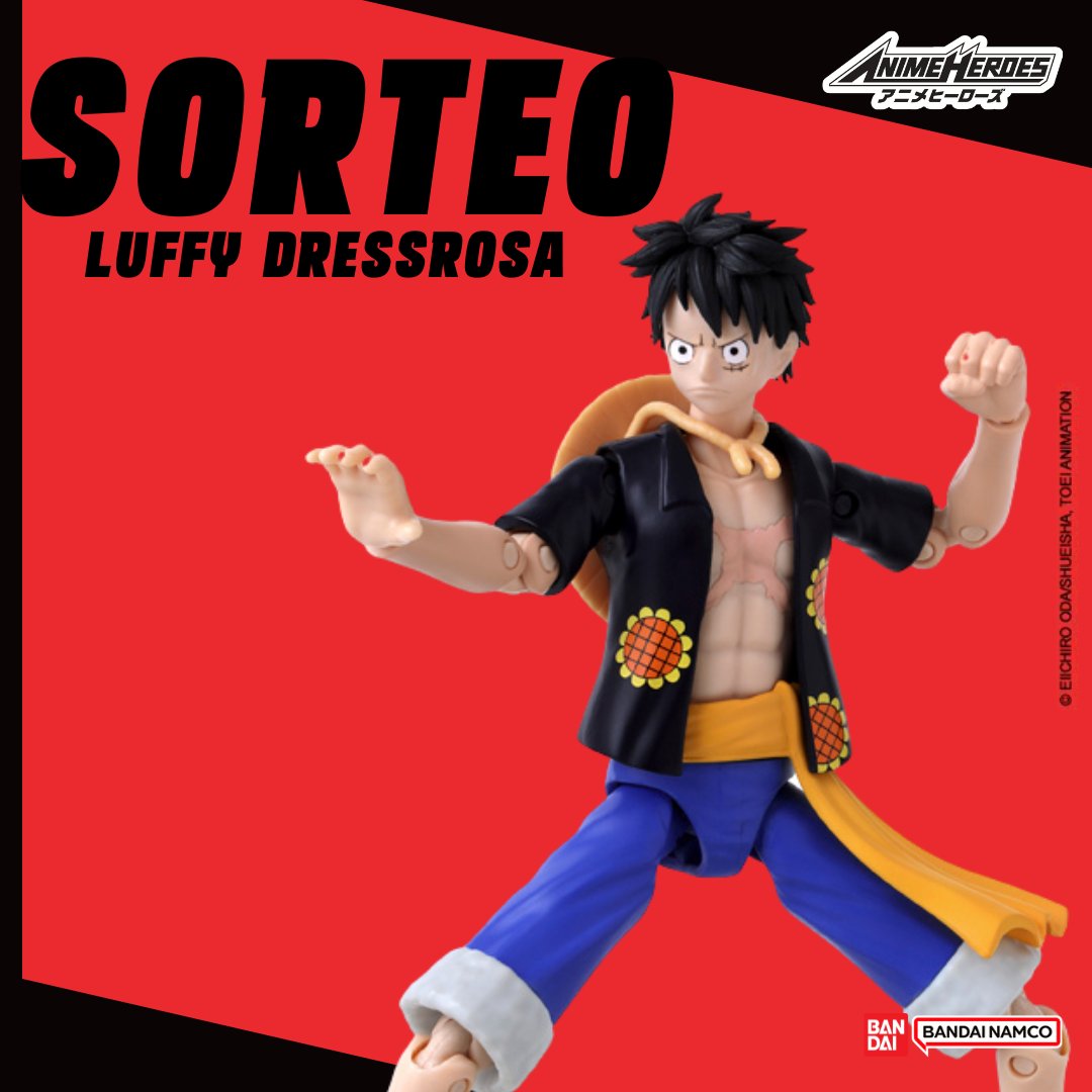 ¡Felicidades Luffy! 🍰 Que decirte que no sepas ya, que te queremos y por eso traemos un sorteo de CINCO Luffy Dressrosa🏴‍☠️ 🍇 ¡Síguenos! 🍇 RT y FAV 🍇 Etiqueta a un amigo Opcional: Felicita el cumpleaños a Luffy 😅 El sorteo acaba mañana a las 12h Válido para España ¡Suerte!