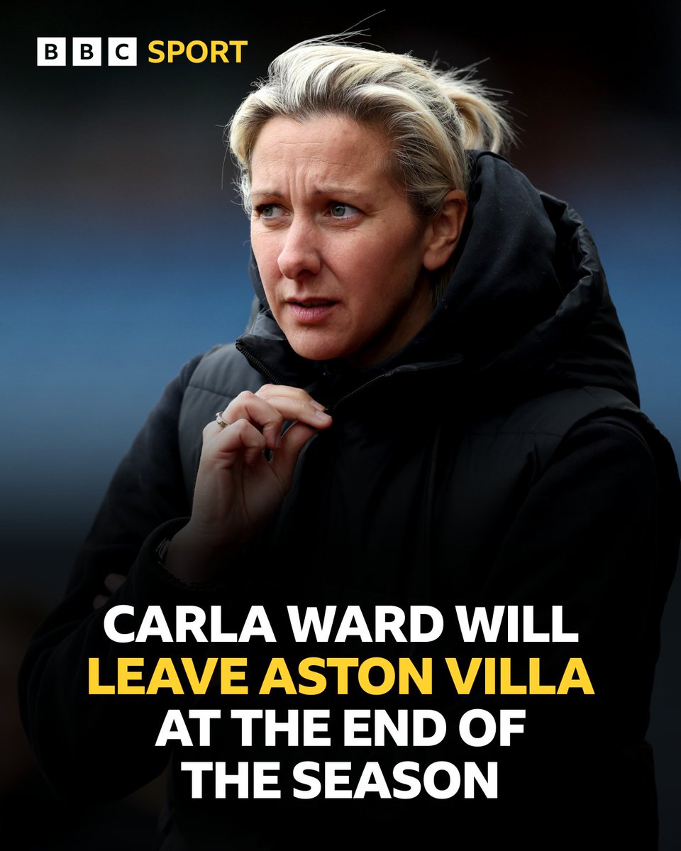 Carla Ward has decided to leave Aston Villa at the end of the season. This is despite her having a year remaining on her contract.