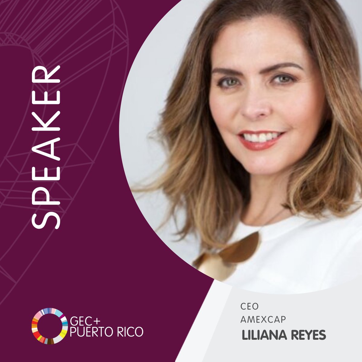 Liliana Reyes, CEO of @AMEXCAP, will be at GEC+Puerto Rico for transformative conversations to drive positive change and innovation across investment landscape. Join us July 15-18: genglobal.org/gec-plus/puert… #GECPlusPR #startup #entrepreneur #innovation