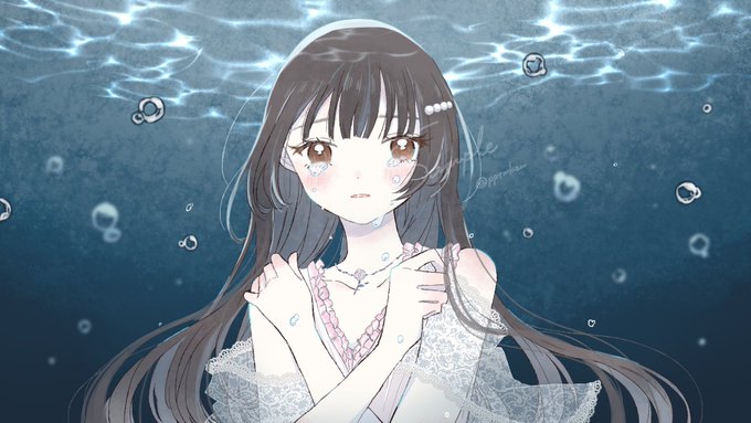 「brown eyes swimsuit」 illustration images(Latest)