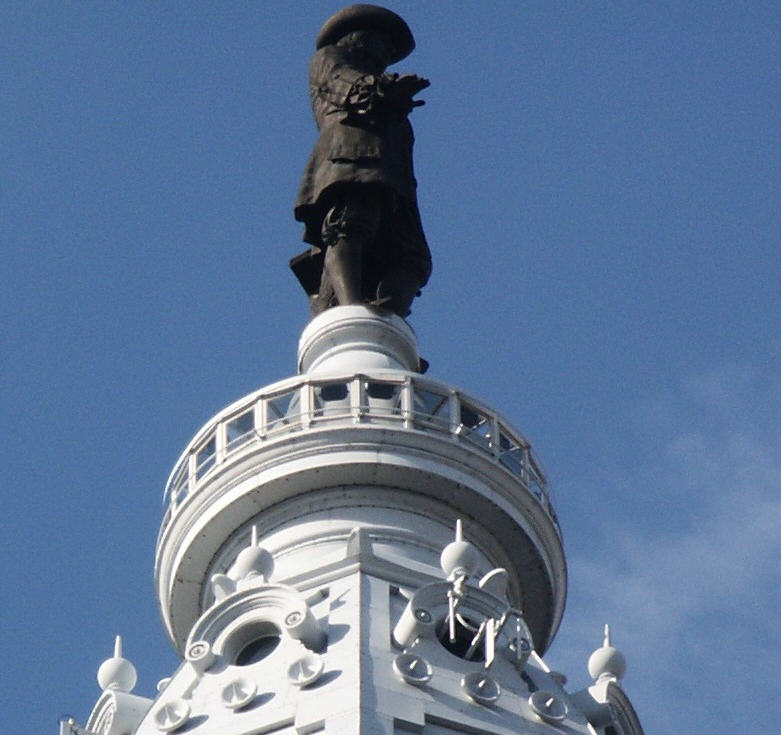 Today's random page is the entry for 'William Penn', Alexander Milne Calder, 1894 philart.net/art/William_Pe… #Philly #PublicArt #VisitPhilly #art