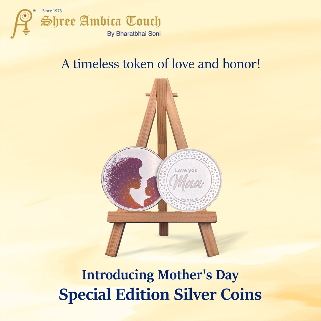 Crafted with utmost care and precision, each coin embodies the purity of your
sentiments, shining brightly just like a mother's love.
Our exclusive collection of silver coins, available in 20g, 50g, and 100g
editions!
#shreeambicatouch #gold #silver #bullion #assayer #refinery