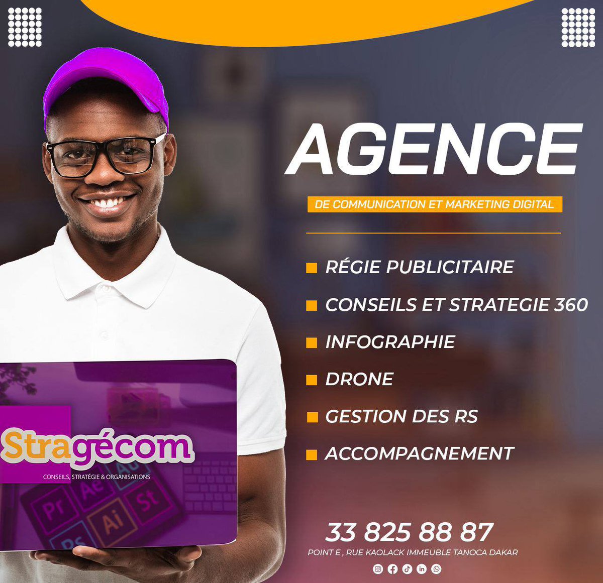 StragecomDK001's tweet photo. Stragecom des idées et des solutions 🤗🤗✅✅
#Senegal 
#DigitalTransformation 
#DigitalArtist 
#Digital https://t.co/rn4NRddtCu
