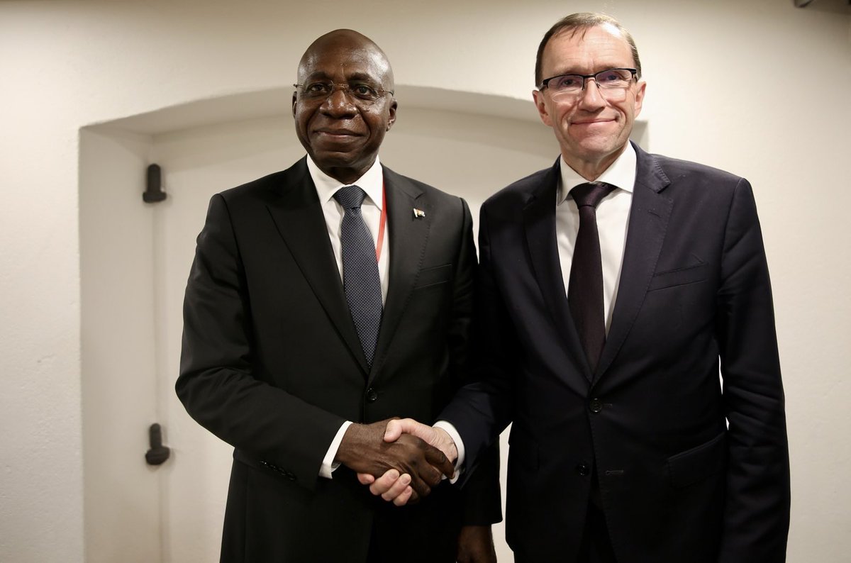 Partnering with Angola FM Tete Antonio on our G20 guest country status: we share a strong commitment to strengthening the multilateral system and respect for international law. Looking forward to #Angola opening en embassy in Oslo this year. @amb_tete