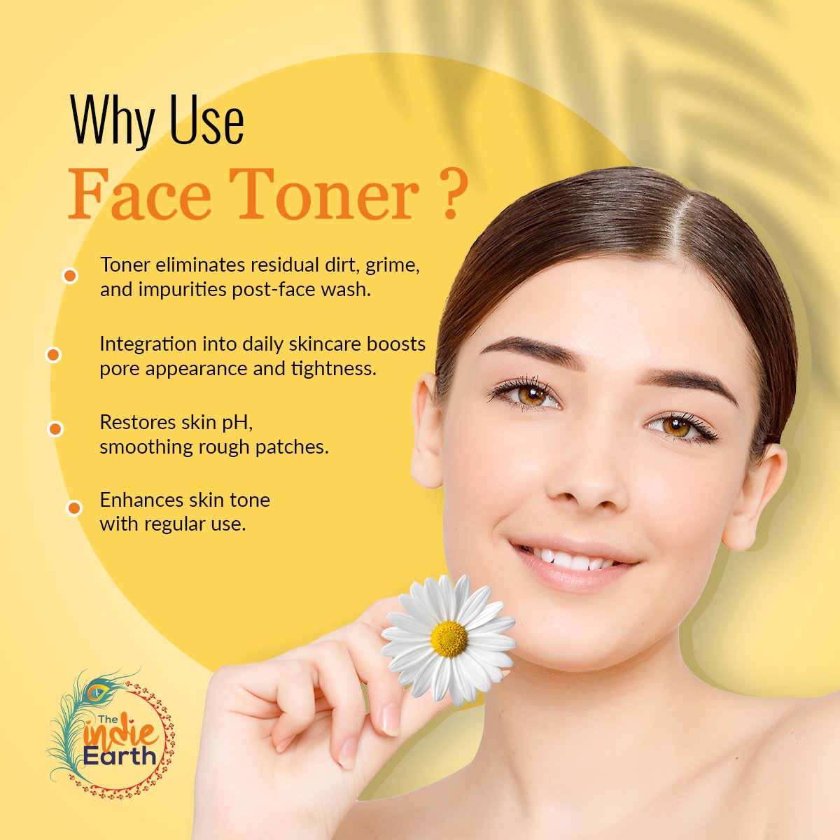 🌟Why Use Face Toner?
✔Bid farewell to stubborn dirt and impurities after cleansing.
💗 Buy Now: bit.ly/3JIAfQW
#theindieearth #facetoner #smoothskin #brightenskin #SkinBrightening #FaceToner #deal #UVrays #restorebeauty #restorehealth #skincare #natural  #wecareforyou