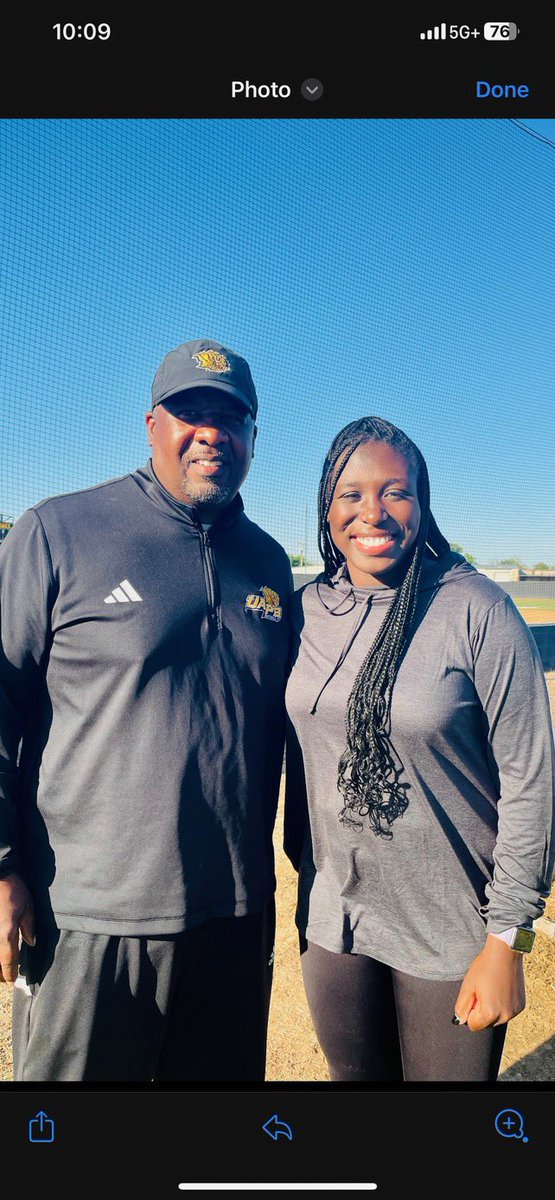 I had a great time on my visit to UAPB! I enjoyed the campus tour and learning what UAPB is all about. I enjoyed watching the lady lions play on their home field. I am blessed to have received an offer to play Division 1 softball! Thank you for your time and go lions! 🖤💛🦁