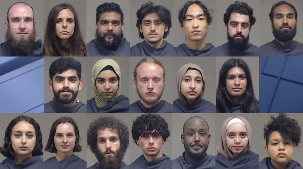 Mugshots of UT Texas “protesters”… Open Borders have consequences! These are paid agitators and they are all the WORST!!! DEPORT, DEPORT, DEPORT!!!!