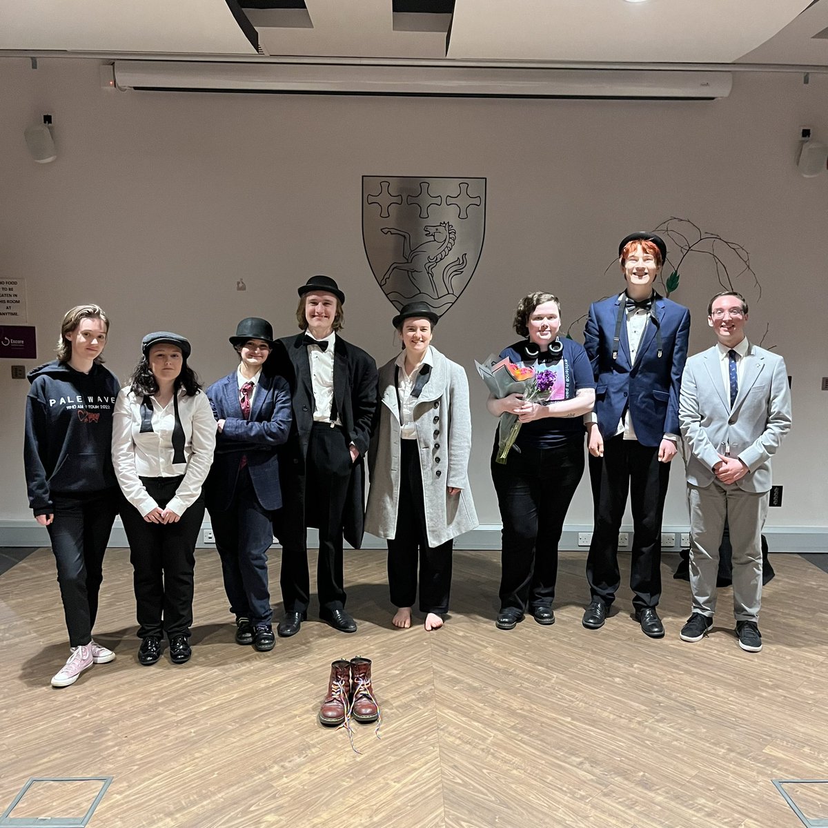 Excellent opening night performance of ‘Waiting for Godot’ from Sixth Side Theatre yesterday evening! Final performance today at 1930 @trevscollege #TrevelyanCollege #explore #theatre