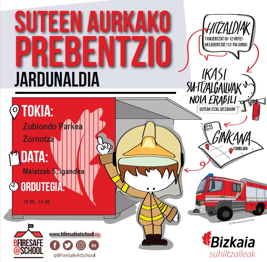 🔥🚒 Igande honetan, maiatzaren 5a, Bizkaiko suhiltzaileak Amorebieta-Etxanora iritsiko dira beren ikasgela mugikorrarekin, suteak prebenitzen irakasteko 🏞️👩‍🚒 Hitzaldiak, tailerrak eta ginkana Zubiondo Parkean 10:30etatik aurrera🚨👨‍👩‍👧‍👦 @amoretxanoudala ow.ly/4Zej50RvxTQ