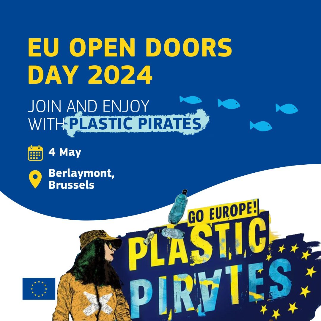 Got plans for tomorrow? Come join us at the @EU_Commission HQ in #BXL for an enriching day at the #SustainableFuture village! Don't miss out on the @PlasticPirateEU microplastic challenge. 👉 cinea.ec.europa.eu/news-events/ev… 🇪🇺#EuropeDay #EUOpenDay #HorizonEU #MissionOcean #Climate #EU