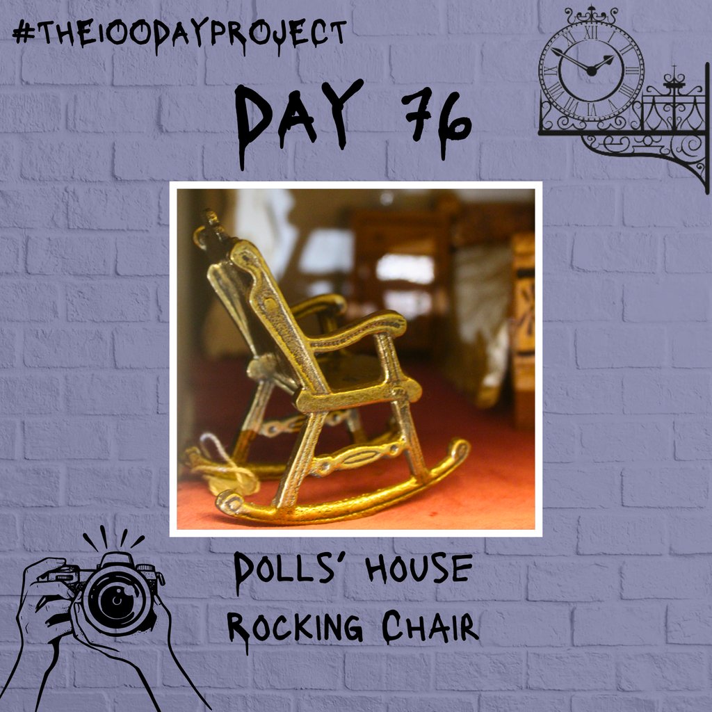 #day76 of #the100dayproject2024 - Dolls' House Rocking Chair
Head to our Facebook or Instagram for the full post
#100daysatthemuseum #artinmuseums #richmond #richmonduponthames #getinspired #becreative #artist #photography #collage #newperpectives #colours #textures #lookclosely