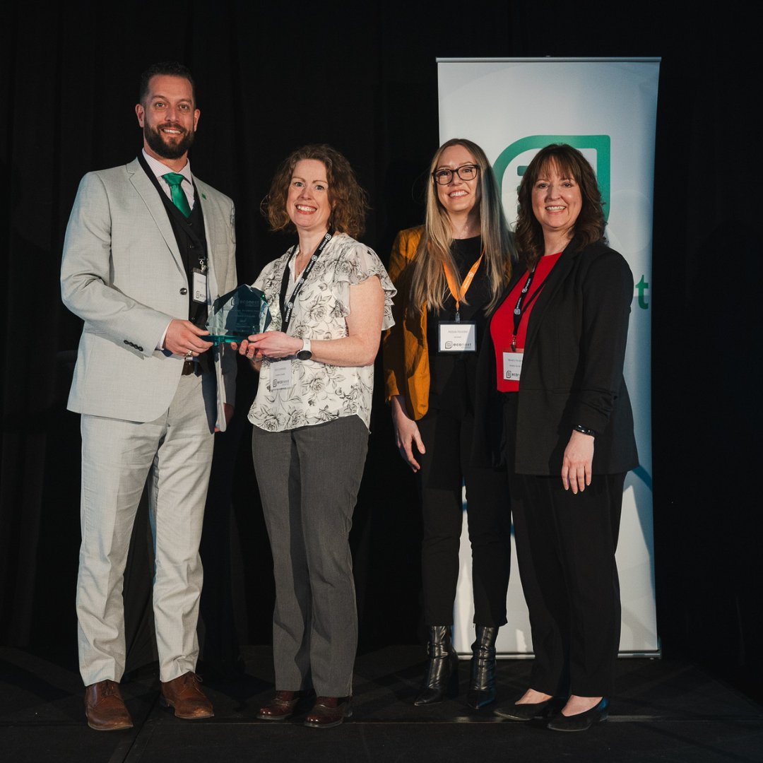 The International Business Award recognizes a significant initiative or achievement of an NL-based organization engaged in international business activities relating to cleantech or environmental services. econext is very pleased to present this Award to @AcademyCanada.
