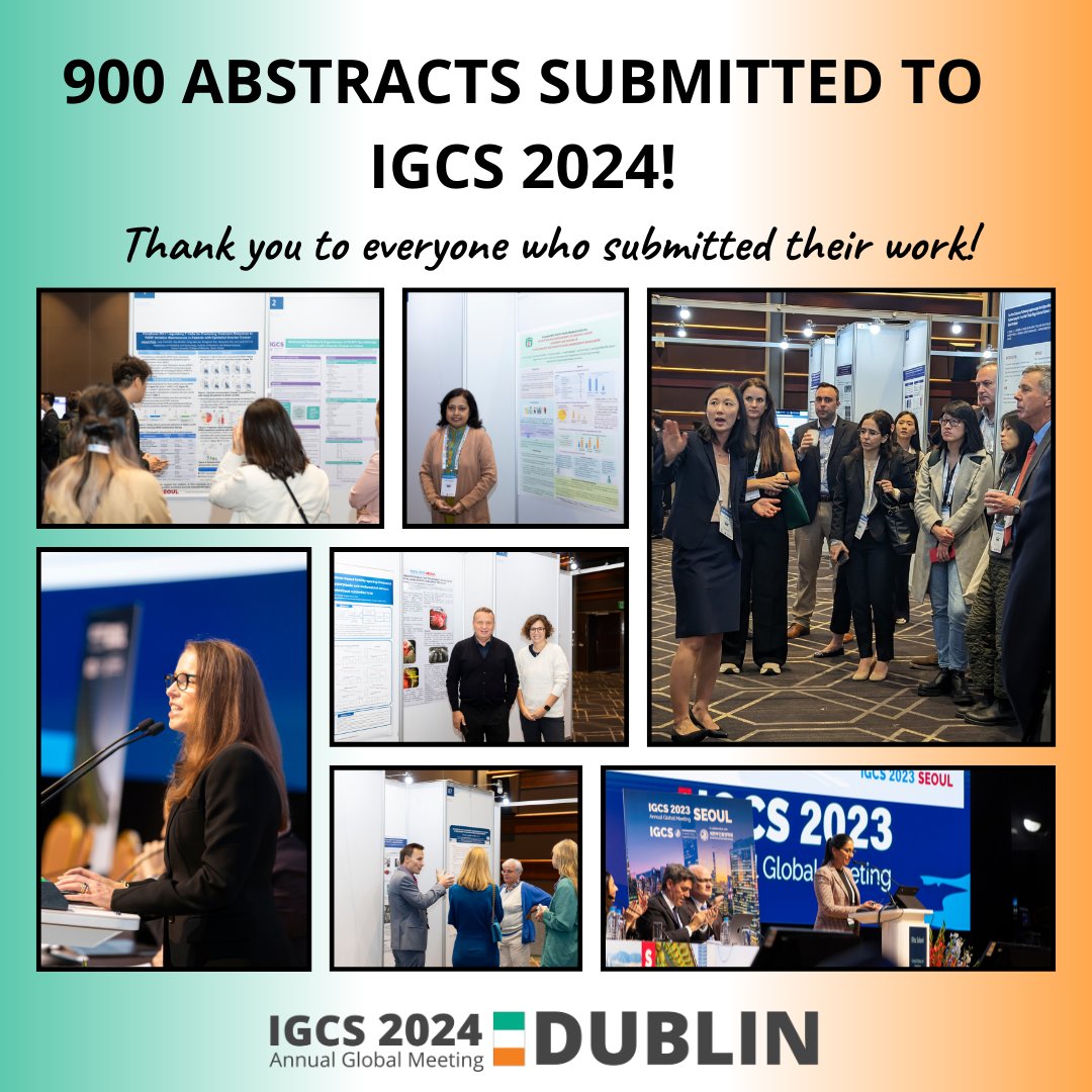We're thrilled to share that we've received 900 abstract submissions for #IGCS2024! 🌍🔬 This submission number speaks volumes about the incredible research and dedication within our community. Get ready for an unforgettable conference experience! igcsmeeting.com