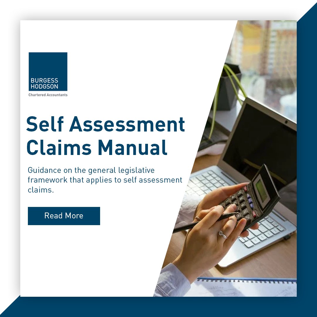 Looking to make claims on your self assessment? Take a look at HMRC’s Self Assessment Claims Manual here: gov.uk/hmrc-internal-… #SelfAssessment #Accounting #SelfAssessmentClaims