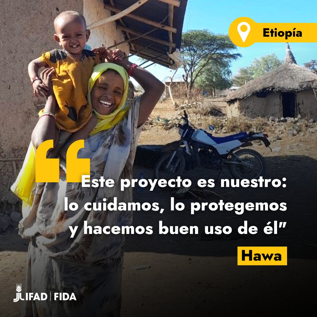 Hawa está orgullosa de lo que su comunidad en #Etiopía ha logrado 🤝🇪🇹 El proyecto de @IFAD empoderó a personas locales para identificar lo que necesitaban para prosperar y cómo se usar el financiamiento. Lee lo que sucede cuando la gente rural lidera👇 ow.ly/TYpq50QupRx
