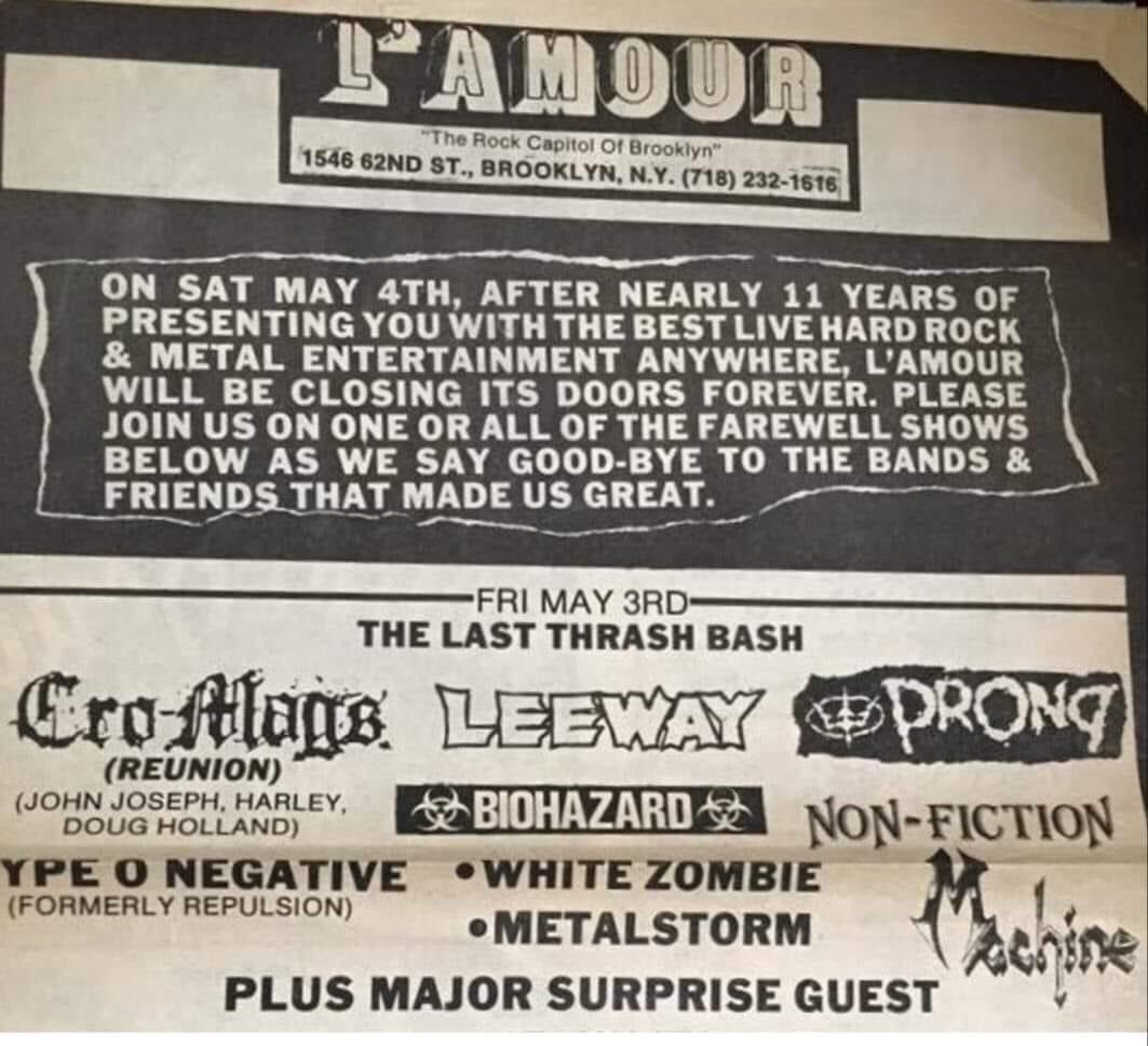 💚 TYPE O NEGATIVE played their first show after changing their name from REPULSION #onthisday in 1991. ⁠
⁠
When did you first see them live?