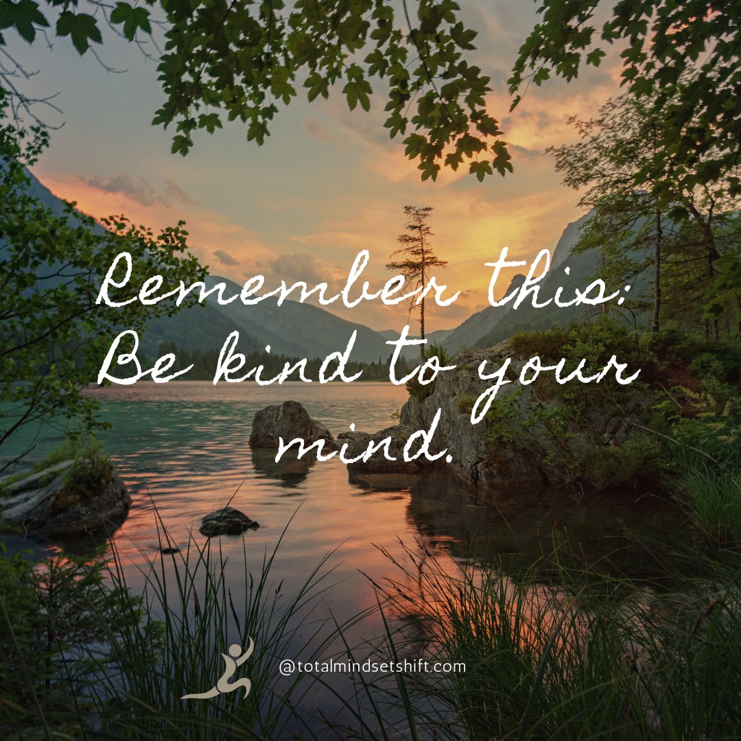 Be kind to your mind! Nourish it with positive thoughts, rest, and self-care. Your mental health is just as important as your physical health. Let's prioritize and cherish it! 🌿✨

#MentalHealthMatters #SelfCare #BeKindToYourMind