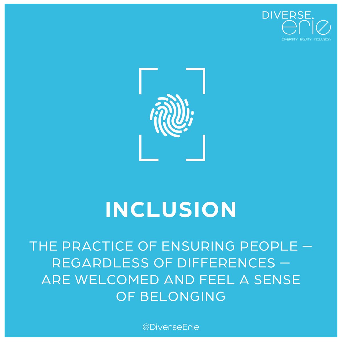 #Inclusion is a feeling — can everyone come to work as their whole selves and feel part of the team? Why not? How can we change that? #DiverseErie is working towards creating an environment where all people of color are welcome and included.

diverseerie.org