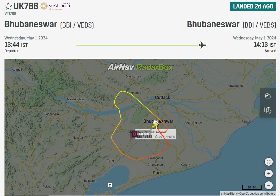 #INCIDENT | Vistara flight UK788, an A320 bound for Delhi, made a return to Bhubaneswar (BBI) on 1 May after suffering hail damage shortly after take off.

Read more at AviationSource!

aviationsourcenews.com/incident/vista…

#Vistara #Bhubaneswar #Delhi #AvGeek