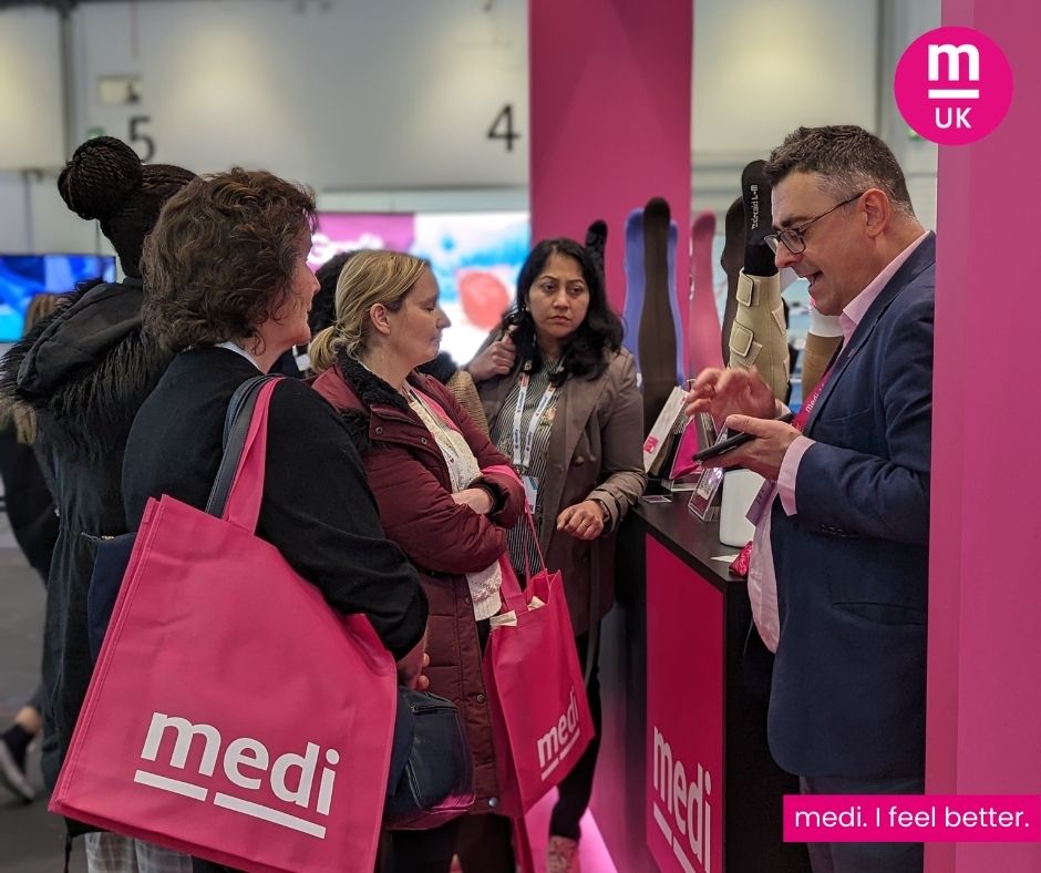 Our medi team will certainly be glad that this weekend is a long weekend in the UK after such a busy EWMA conference! #EWMA2024 #wounds #woundcare #compression #mediven @EWMAwound