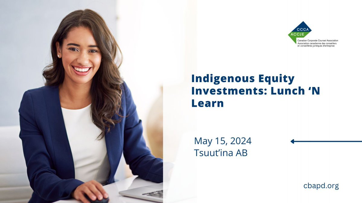 🌟 Join us at Fasken’s office on the Tsuut’ina Nation as some of their leading energy and Indigenous law lawyers canvass Indigenous equity investments in energy, natural resource and other infrastructure projects. Wednesday, May 15, 2024 ➡️ buff.ly/3VSuyHw

@CBAAlberta