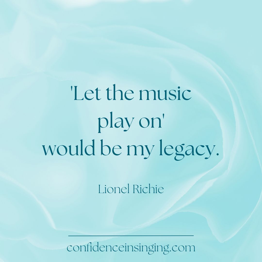 'Let the music play on' would be my legacy. - Lionel Richie
#resonatewithaideen #confidenceinsinging #singing #holistic #vocalcoach #quote #lionelrichie