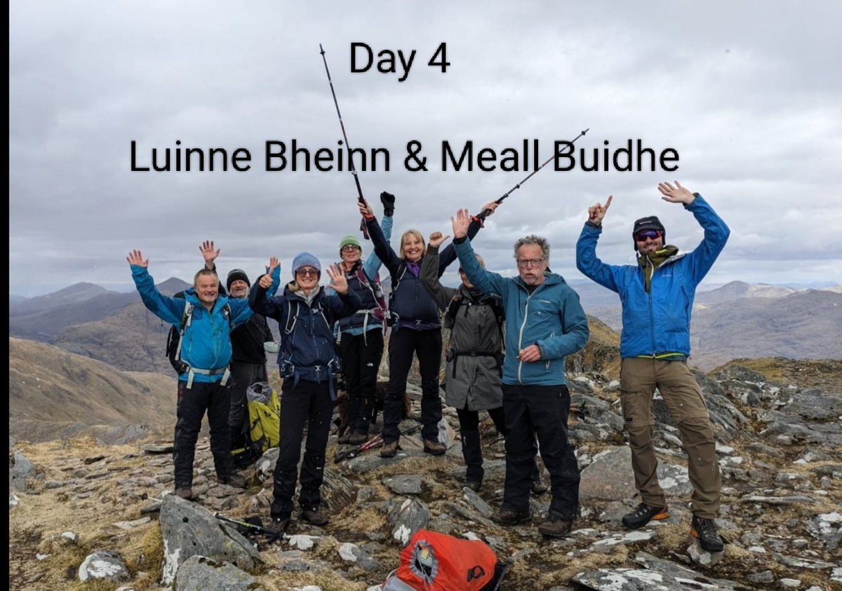 Out next #Munro Bagging Week starts 8 June. There's only a couple of spaces left, so be quick! Photos are from our inaugural trip last week, a complete success with all guests summitting the 6 planned hills. It's a great week, don't miss out. Link in bio to website for booking.