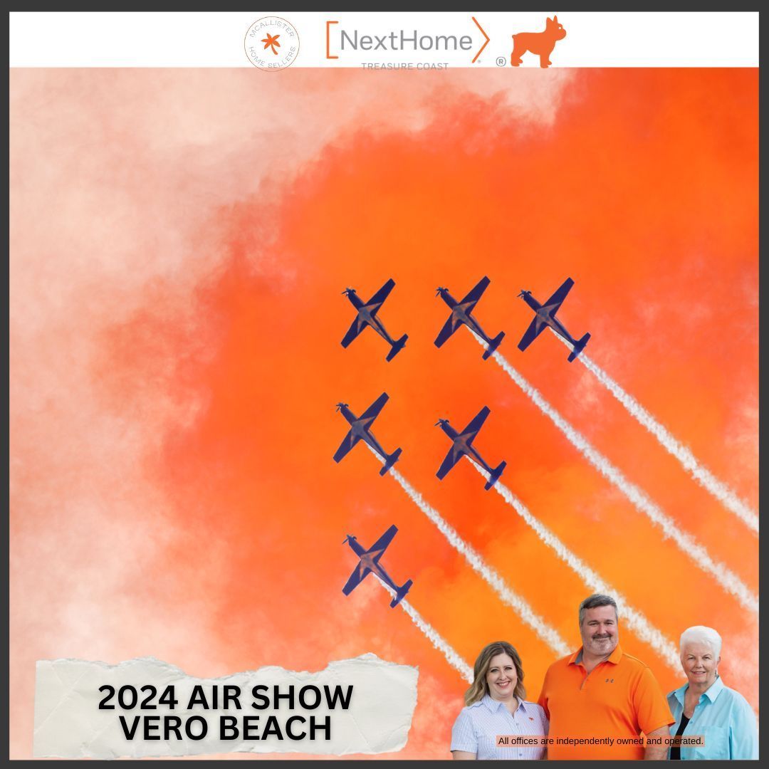 ⛱Treasure Coast Community Update⛵️

🛩️ Get ready for an exhilarating experience at the Vero Beach Air Show presented by Piper Aircraft, Inc.! ✨ TODAY May 3rd, from 6-8:30 PM buff.ly/3PUWYwF 

#VeroBeachAirShow #PiperAircraft #AviationExcellence
