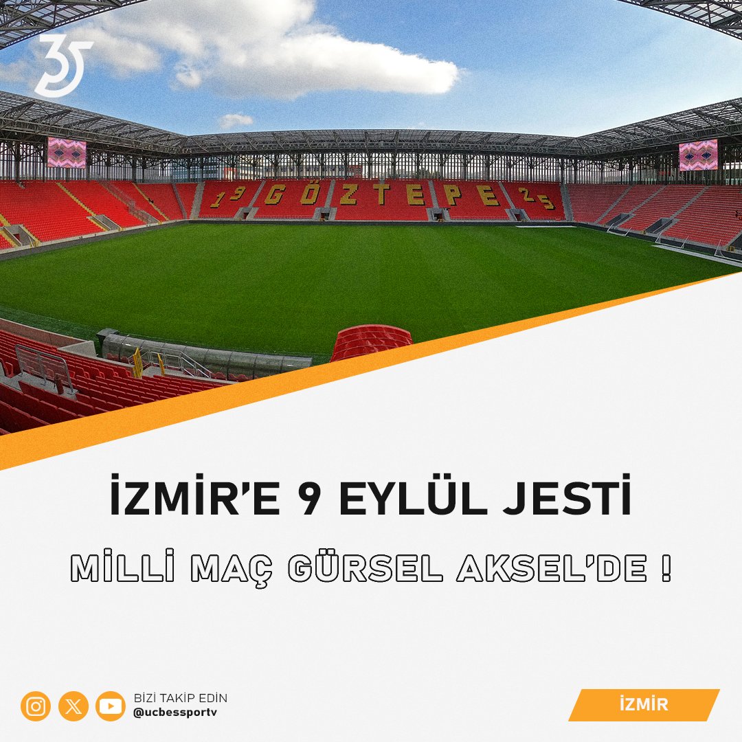 🔴⚪ A Milli Futbol Takımımızın UEFA Uluslar Ligi'nde 9 Eylül'de İzlanda karşısında oynayacağı maçın Gürsel Aksel Stadyumu'nda oynanacağı açıklandı.

#Türkiye #Millitakım #Uluslarligi