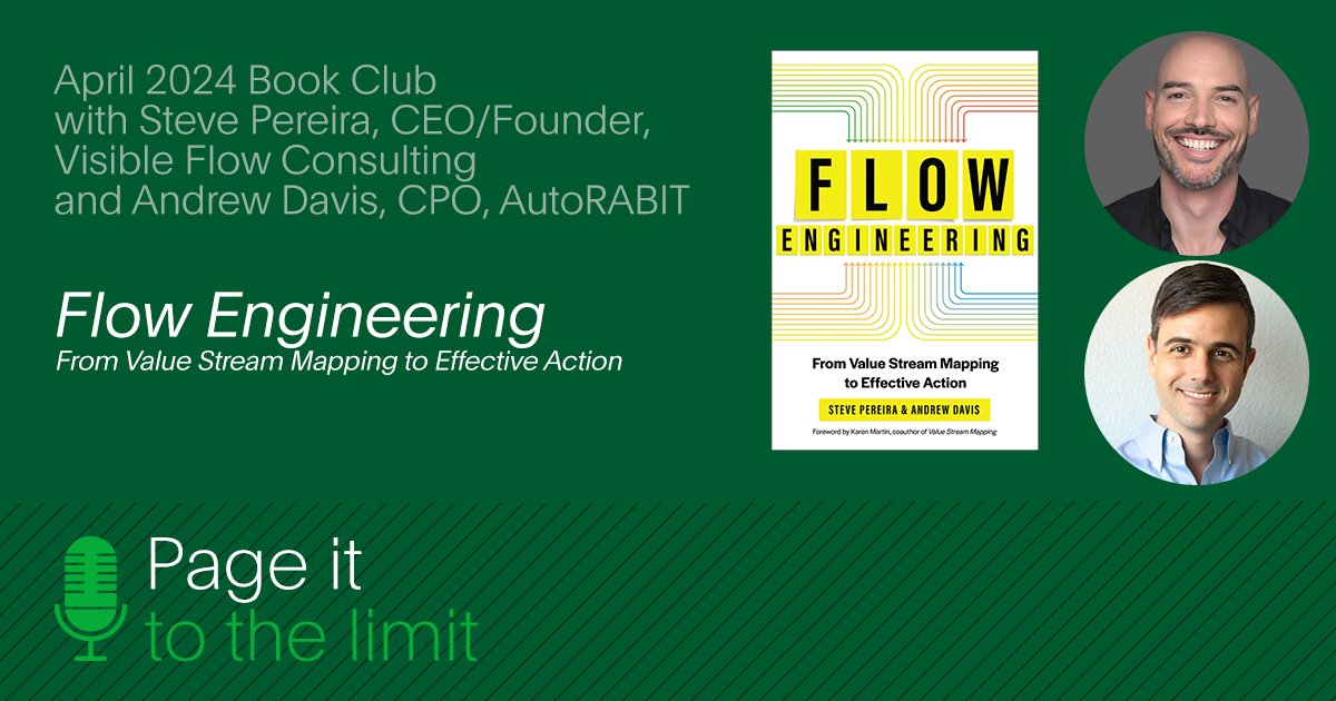 This week on #PageItToTheLimit, our Developer Advocate, Mandi Walls (@lnxchk), is joined by authors Steve Pereira (@SteveElsewhere) & Andrew Davis (@AndrewDavis_io) to discuss their upcoming book on Flow Engineering. 📚 Grab your headphones & tune in ➡️ bit.ly/3xXYTe3