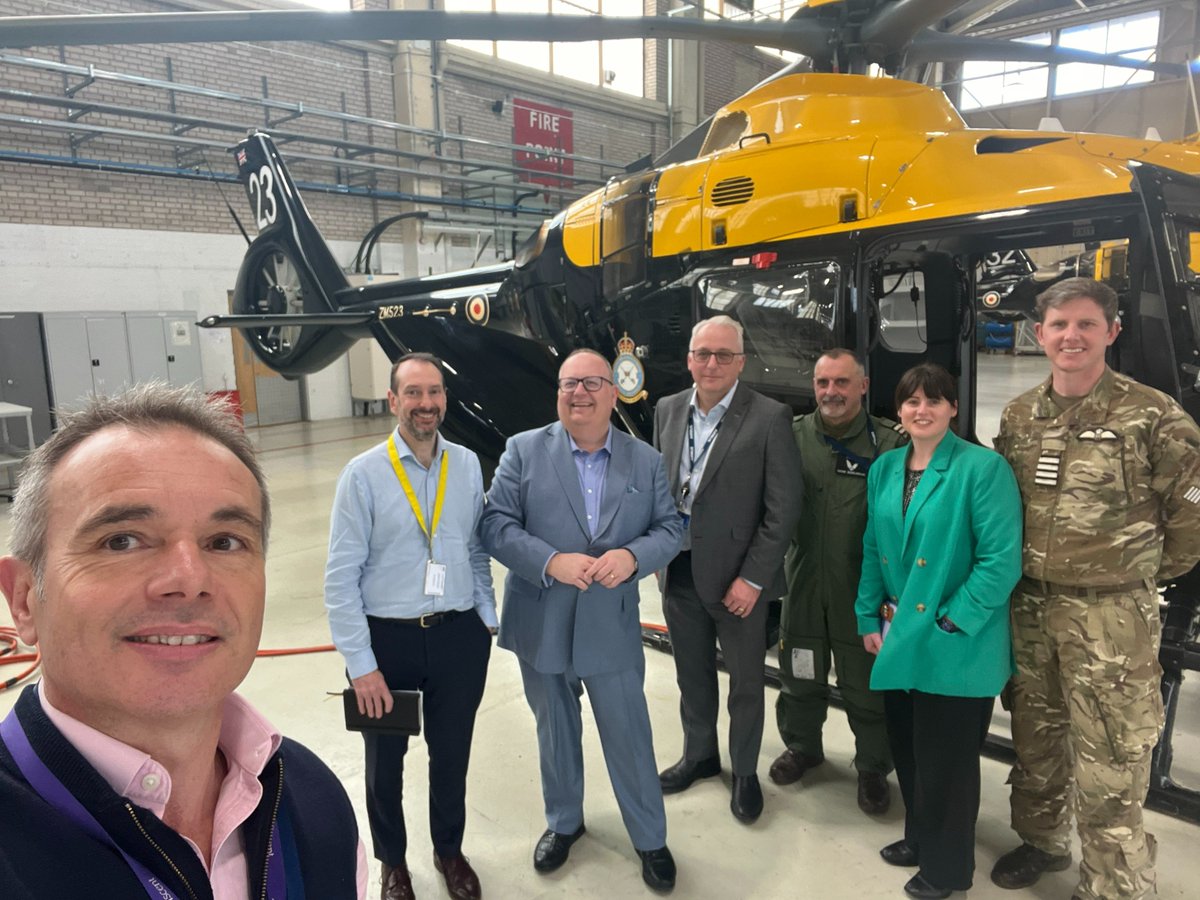 Ascent's #RAFShawbury team was delighted to welcome Paul Livingston, Chief Exec Lockheed Martin UK, @rutlandpaull to the site. Paul and the teams discussed Shawbury's world-class rotary wing training, and pushing the boundaries of training with synthetic capabilities. @LMUKNews
